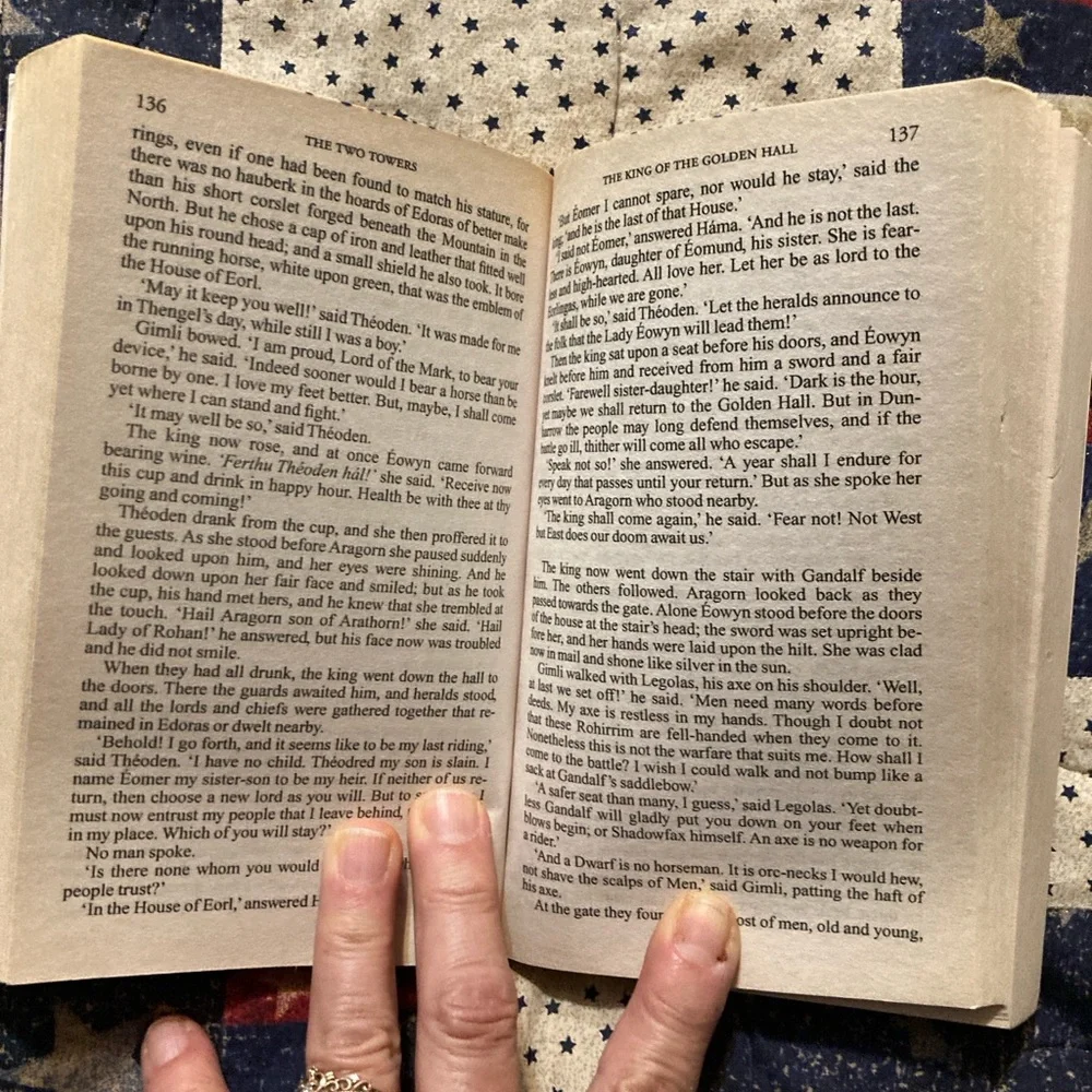 3 books by JRR Tolkien. Fellowship of the ring, two towers return of the king - Picture 7 of 13